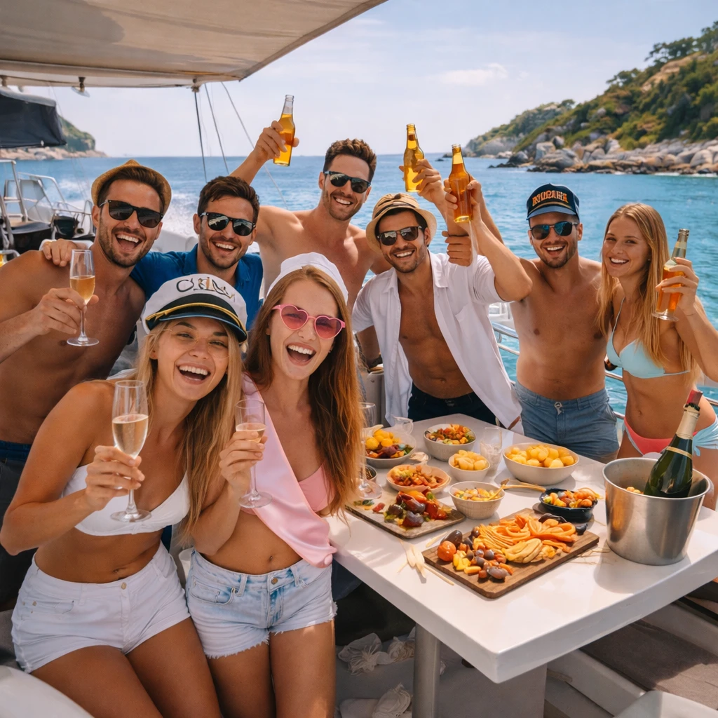 EVG en catamaran sur la Côte d’Azur