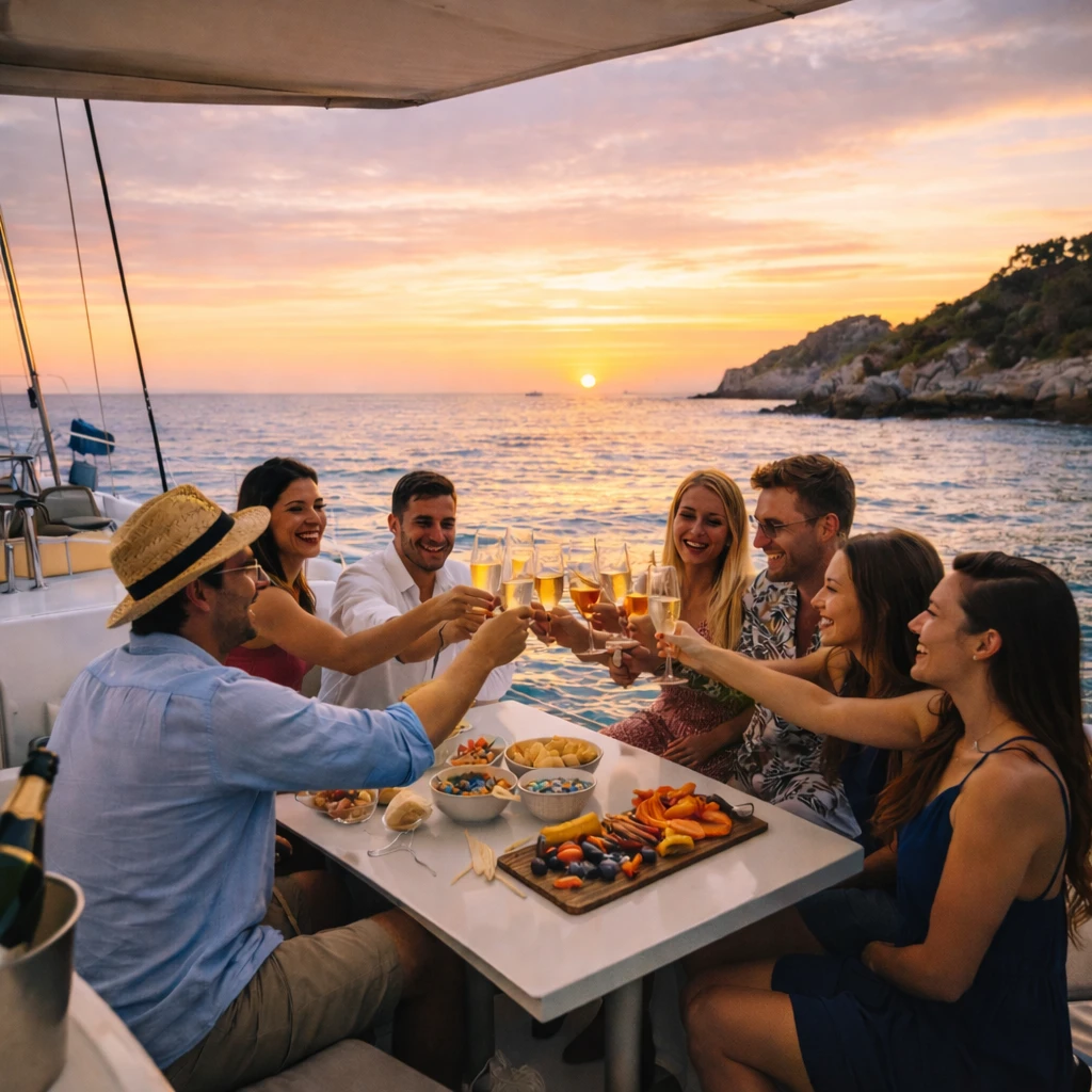 Formules (demi-journée, journée, sunset) réservation EVJFEVG