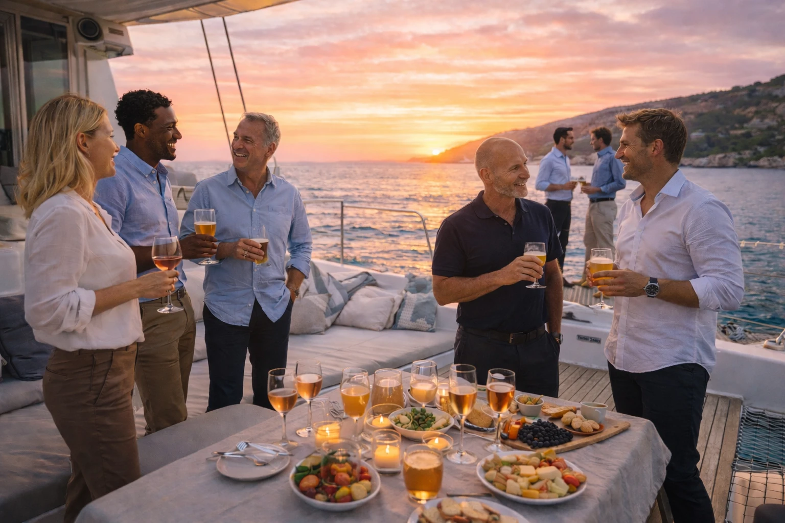 Sunrise Catamaran un partenaire fiable pour vos after works en mer